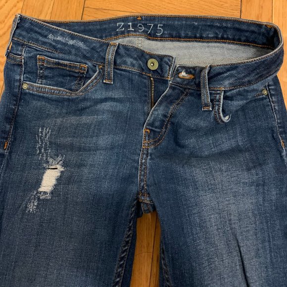 ZARA low waisted ripped Jeans - Picture 2 of 5